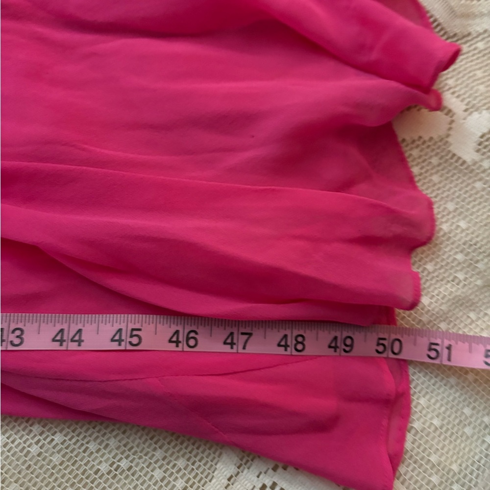 vintage Y2K 100% silk pink cache dress! - Picture 6 of 7